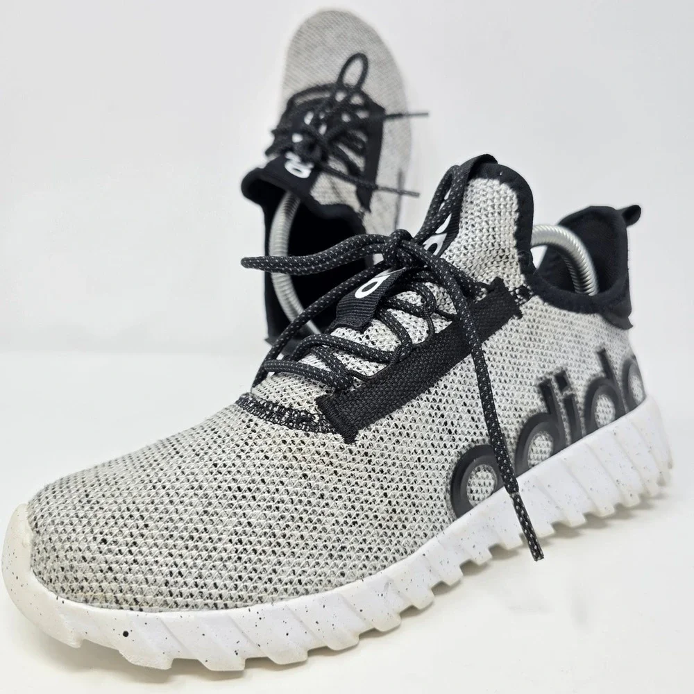 Adidas Kaptir 3.0 Sneakers Gray Knit Upper IE2609 US Mens Size 7